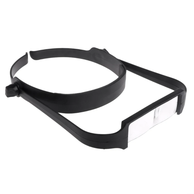 

Headband Magnifier with 1.6x 2.0x 2.5x 3.5x Lenses Head Wearing Magnifying Glass Lightweight Optical Glass 80mm/3.15in