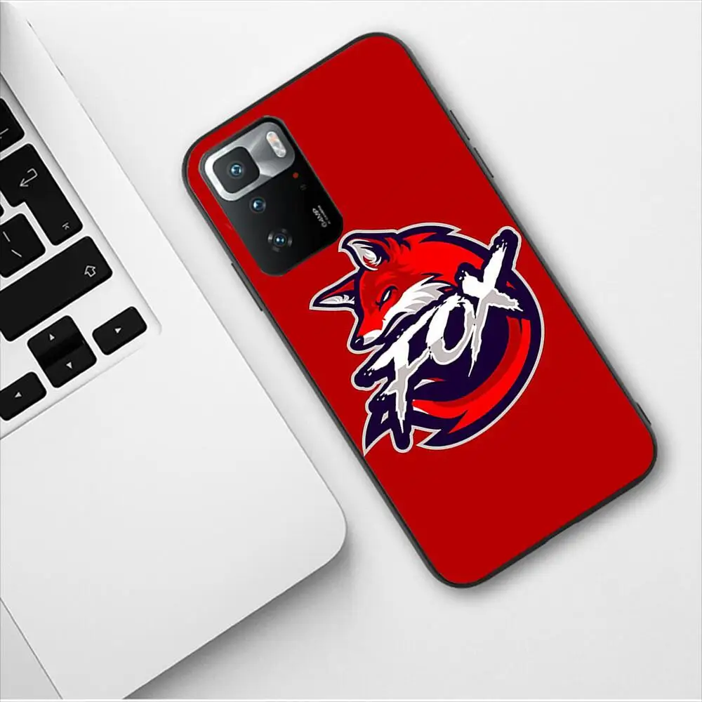 Motorcycle Racing Foxes Phone Case For Redmi 9 9A 7A 10 8A 10A 8 Note 11 10S 7 11S Plus POCO X3 Pro Luxury Design Black Covers