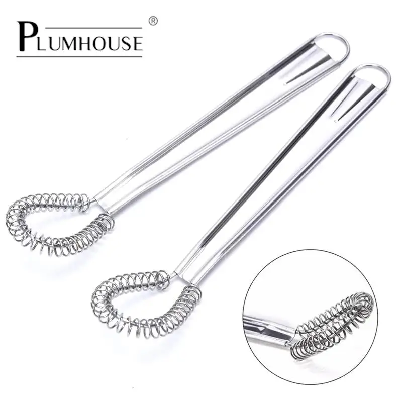 

Stainless Steel Whisk Spring Hand Mixer Spoon Kitchen Eggs Beater Sauces MixerHoney Cream Mixing Cooking Tools Kitchen Gadgets