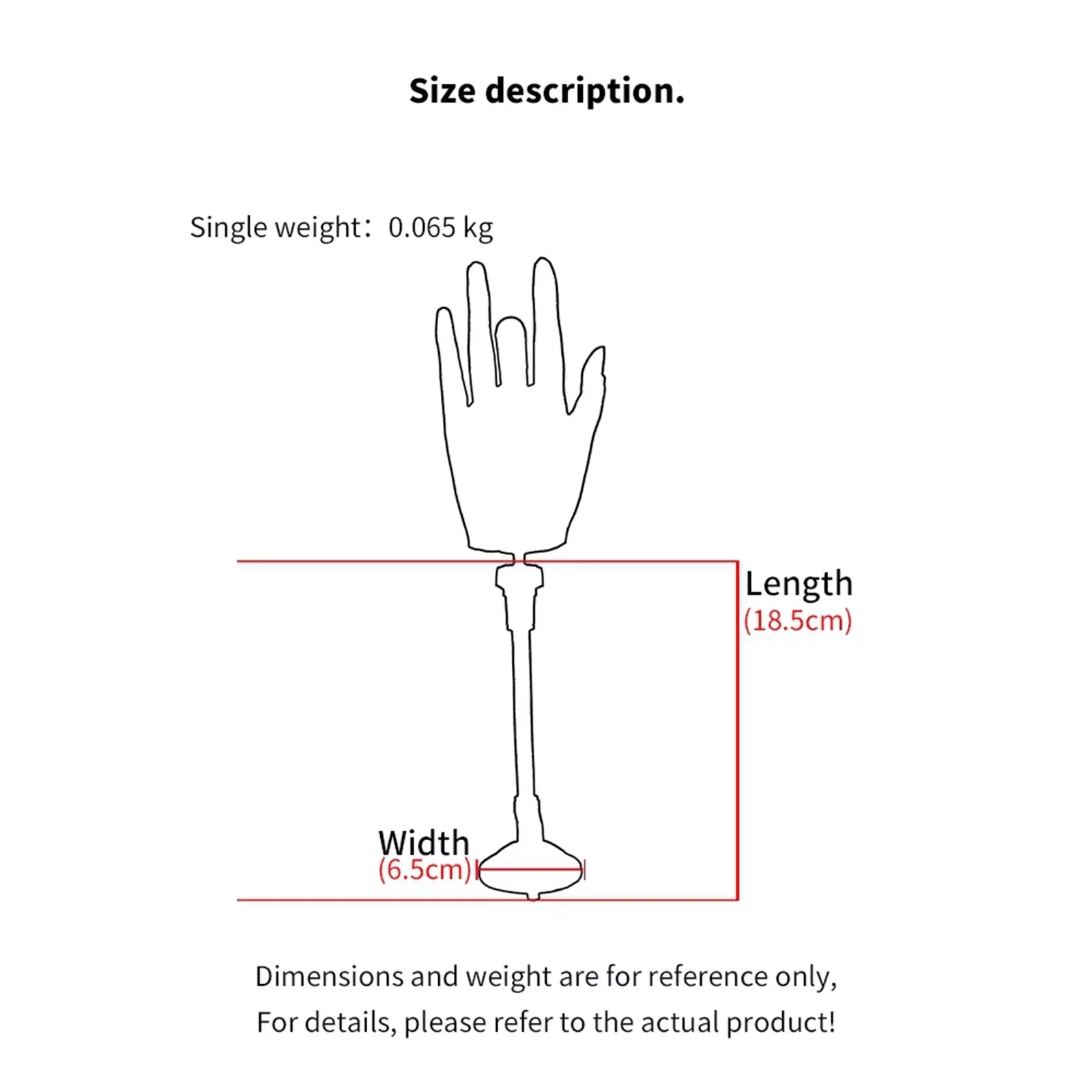 Simulation Silicone Hand Model For Nail Art Practice 3D Adult Mannequin Flexible Finger Adjustment Nail Showing Shelf enlarge