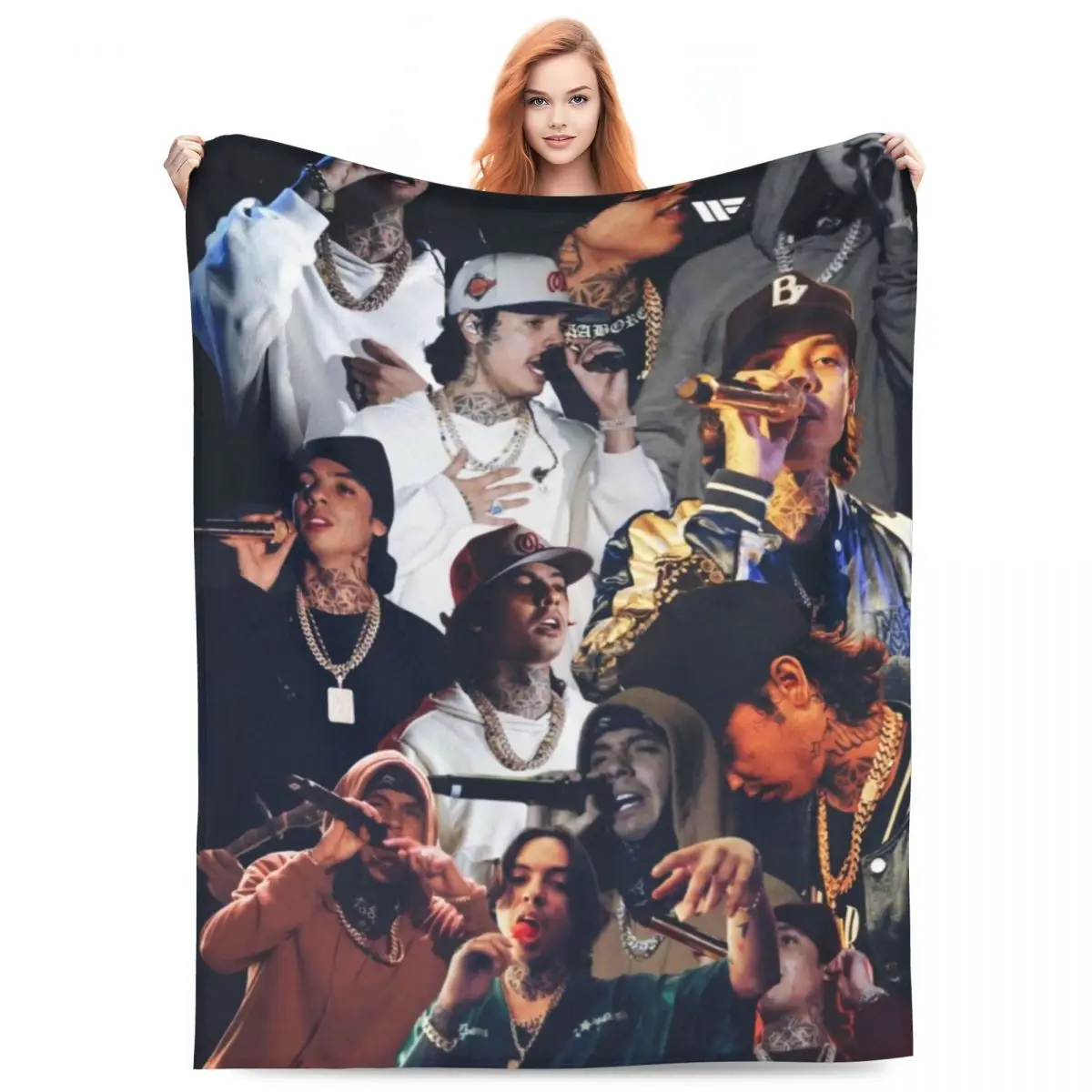 Теплое мягкое одеяло для путешествий N-Natanael Canos певицы фланелевое покрывало