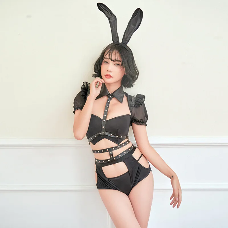 

Костюм для косплея Кролик Девочка локомотив красота сексуальная униформа искушение костюм Хэллоуин ночной сексуальный кролик девушка 0J1A