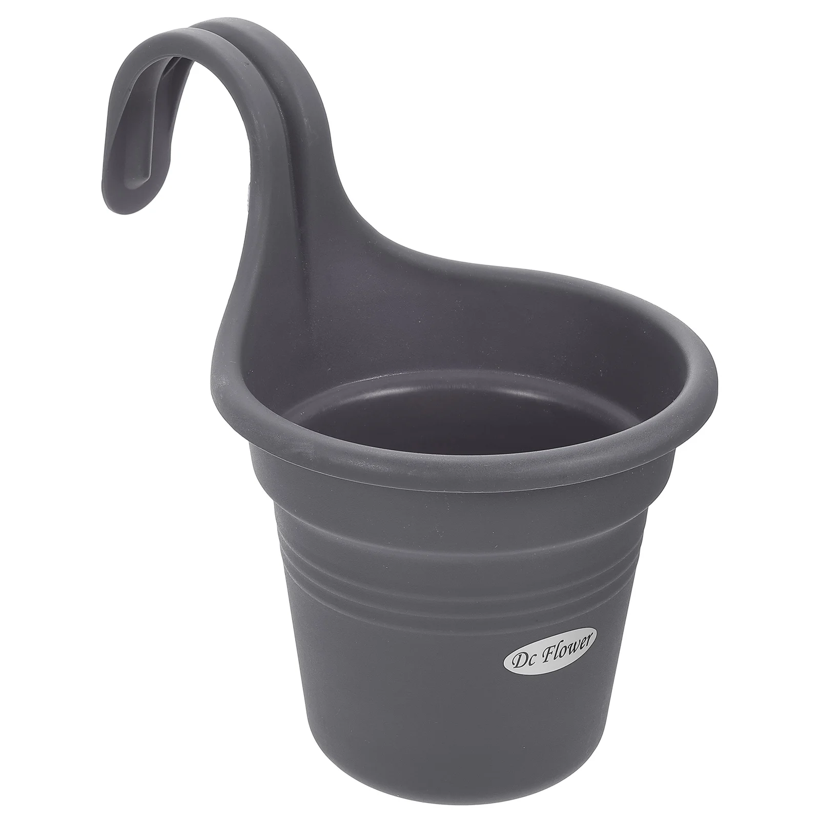 

Hanging Planters Vertical Hanging Pot Hanging Flower Pots Pots with Hook for Balcony Porch Patio Office Decor Grey