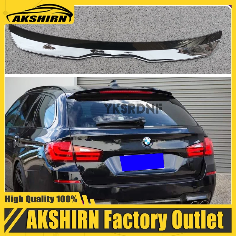 SPOILER CAP For BMW 5 F11 535i Msport 2010-2017 ABS Plastic Car Wing Rear Roof Spoiler for BMW 5 series Touring (F11) M Sport