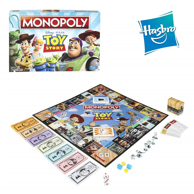 

Hasbro Original Toy Story Monopoly Game English Version Party Casual Games Parent-Child Games Gifts Collection