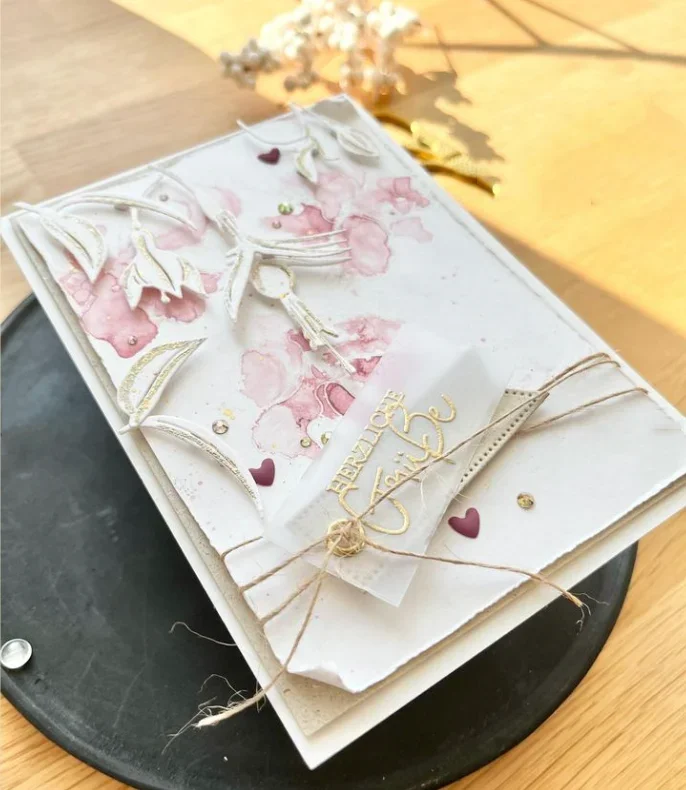 Piggy Craft металлические штампы для резки форма изготовления цветочных листьев