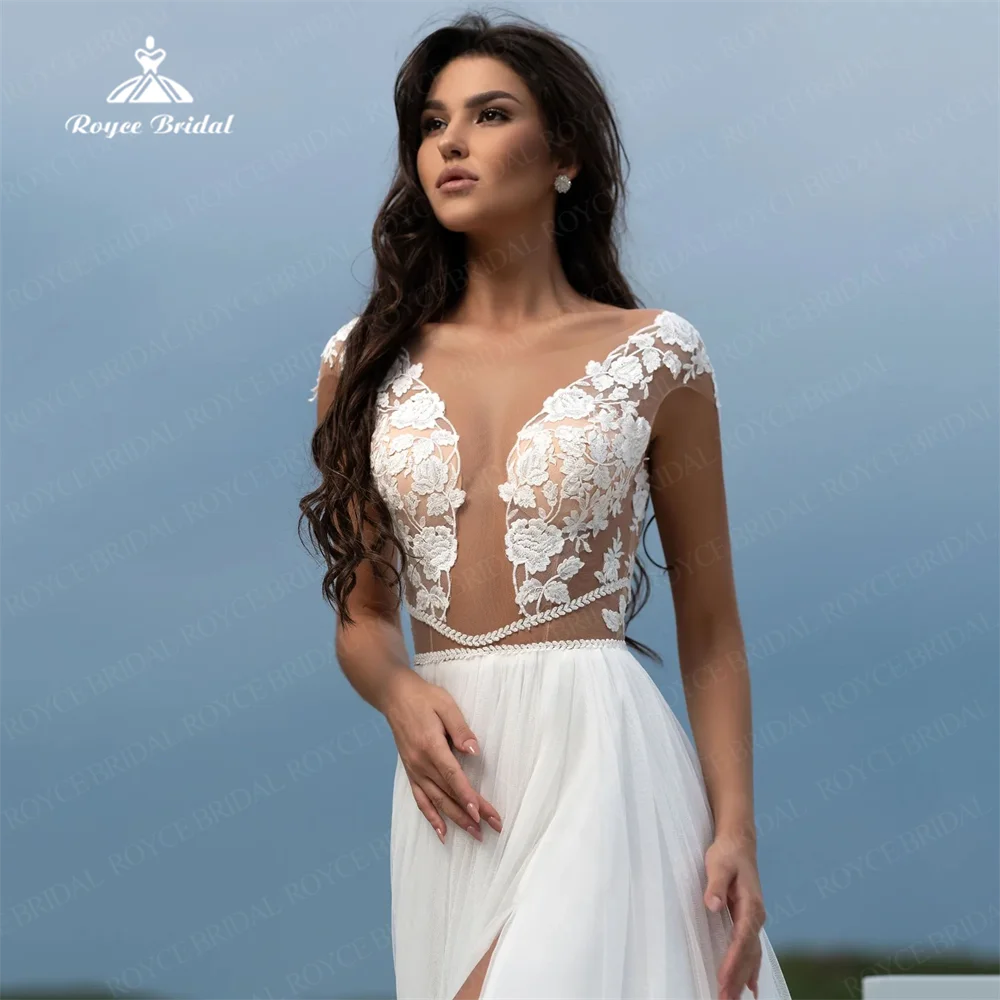 Свадебные платья трапециевидной формы индивидуальное тюлевое кружевное платье