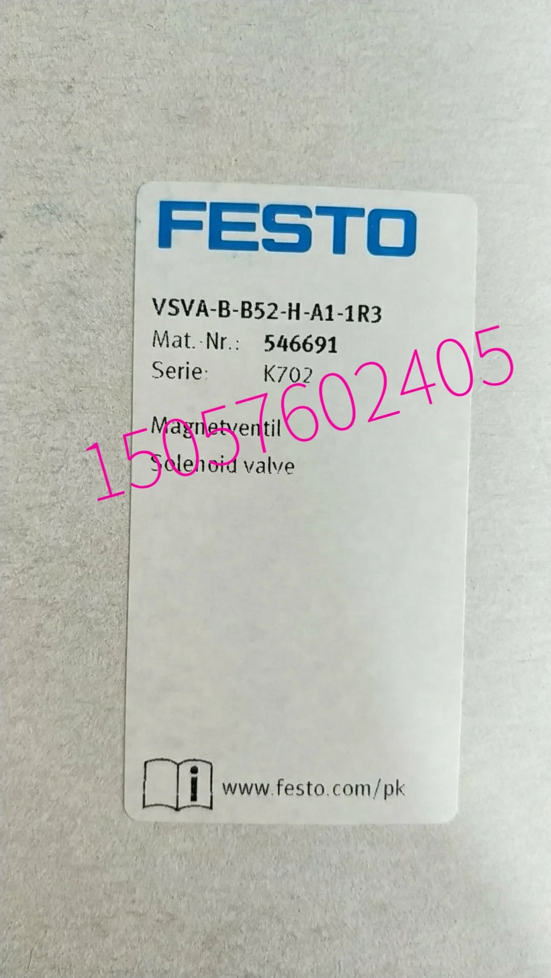 Festo 537020V датчик давления от Stock