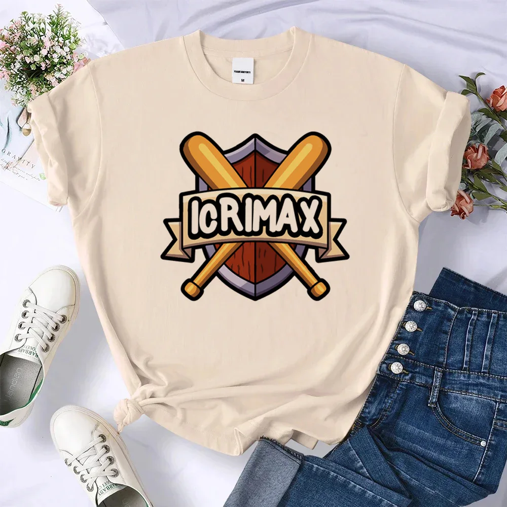 Футболка Icrimax женская летняя уличная одежда в японском стиле с аниме y2k для