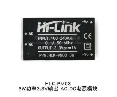 

5PCS HLK-PM01/03/12/24 220v to 3.3/5/12/24 V AC-DC Isolation Power Module NEW ORIGINAL