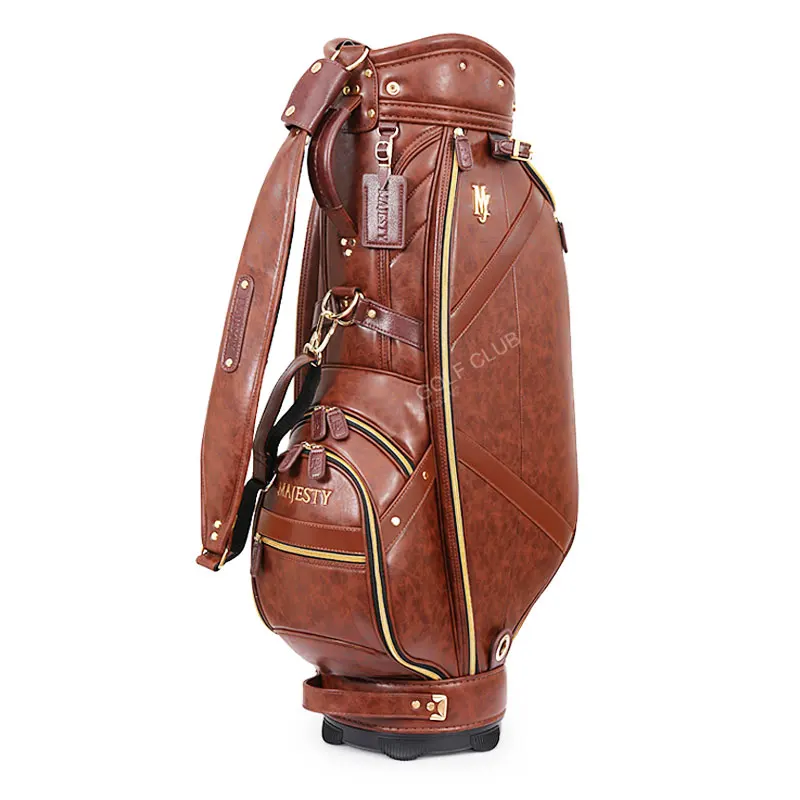 2023 New Maruman MAJESTY Golf Bag Men Golf Standard Bag in choice 9.5 inch Clubs Golf Cart bag Brown