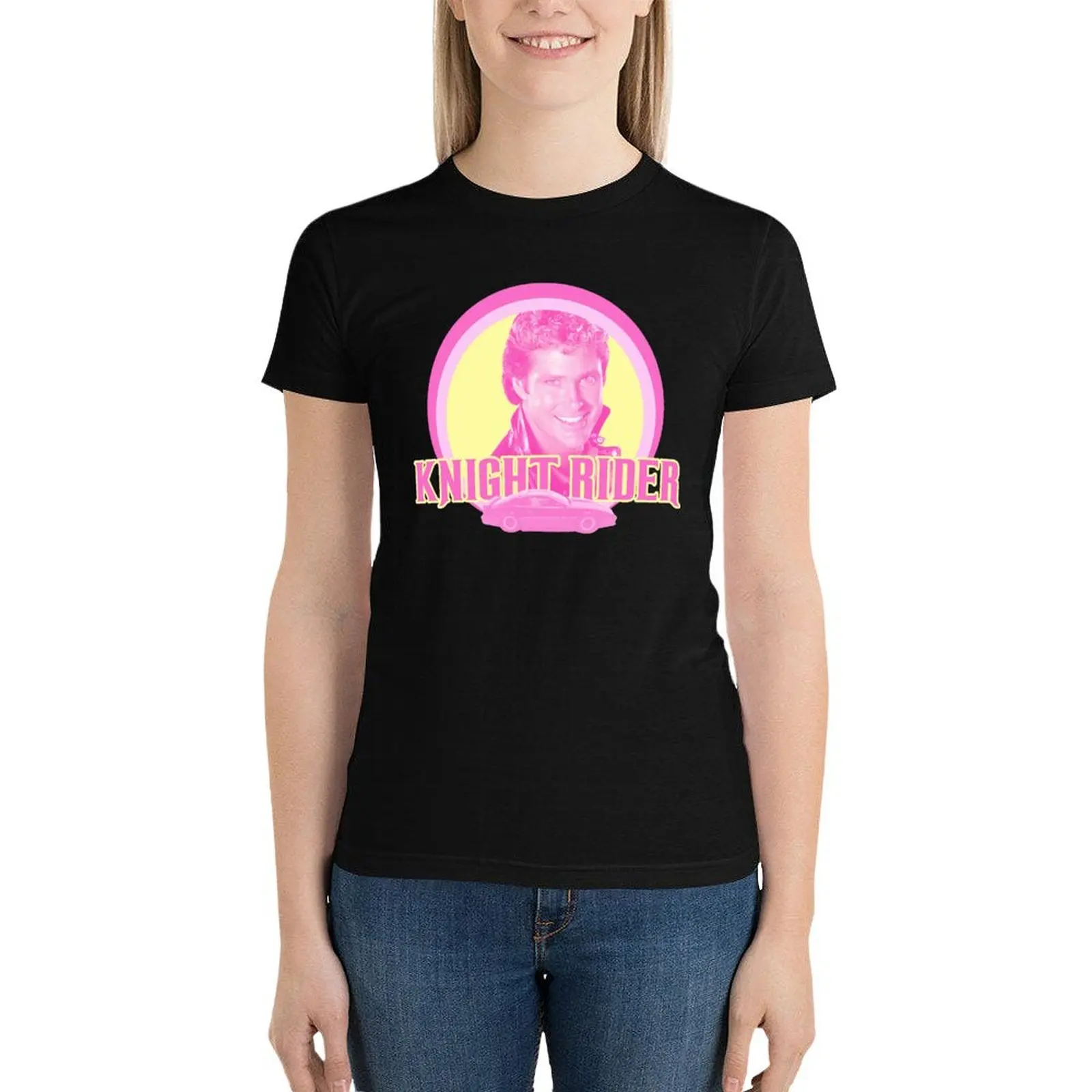 Футболка рыцаря райдера летняя одежда большого размера женские Забавные