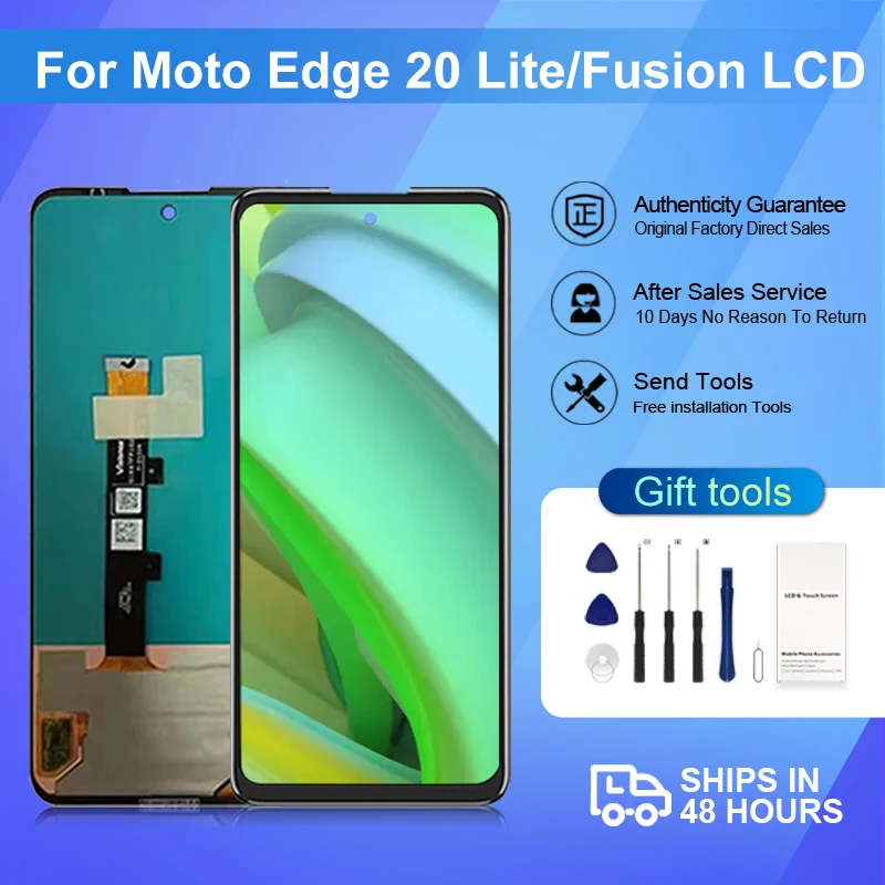 

XT2139-1 Screen For Moto Edge 20 Lite Lcd Touch Digitizer Assembly For Moto Edge 20 Fusion Display Free Shipping With Tools