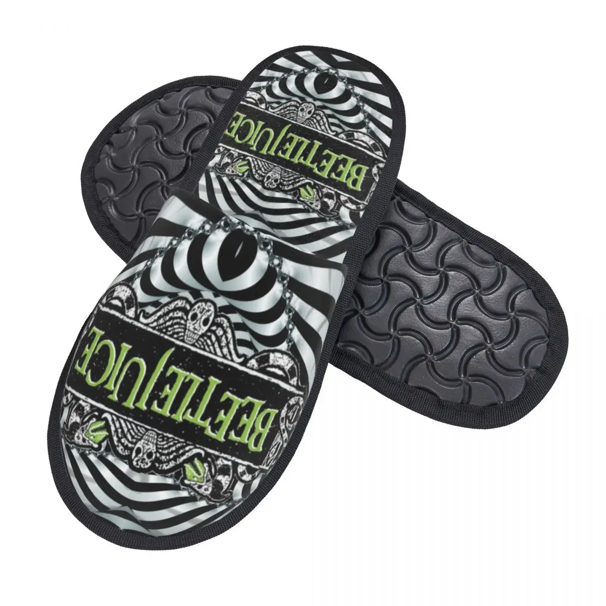 Мягкие домашние тапочки из пены с эффектом памяти Тима Бёртона