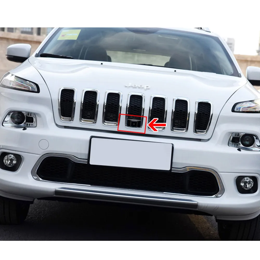SMARTOUR 180 градусов фотокамера с эмблемой переднего логотипа для Jeep Cherokee AHD