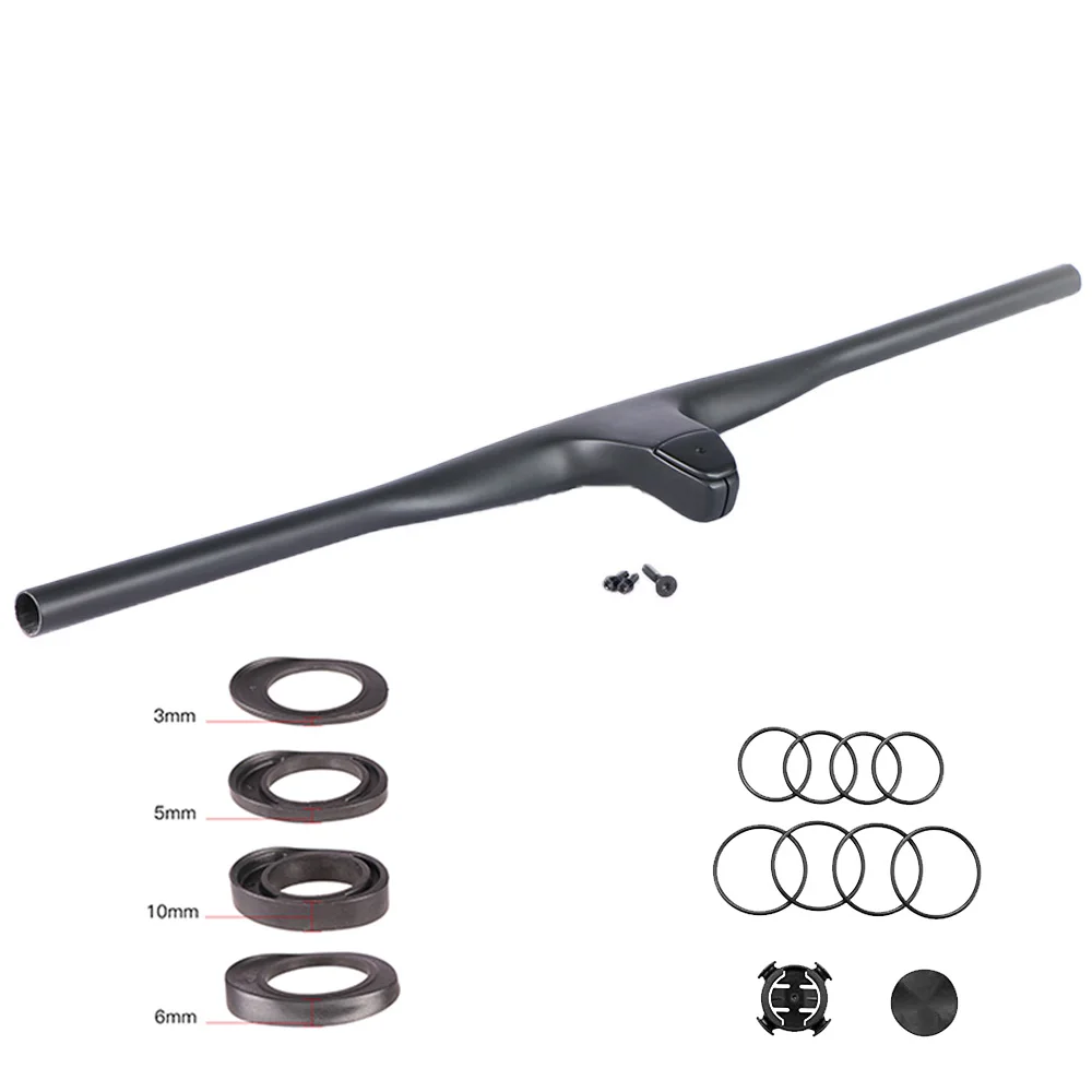 T1000 углеродное волокно интегрированный горный велосипед руль стойка-12 градусов