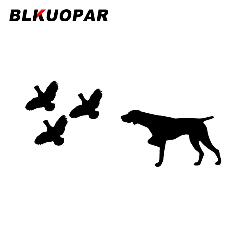 

BLKUOPAR Dog and Birds Car Sticker Occlusion Scratch Graphics Decal Waterproof Windshield Air Conditioner Motorcycle Decoration