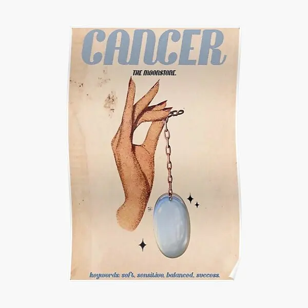 

Плакат с раком зодиака, забавная Современная Настенная винтажная картина, художественный декор, Декор для дома, декор для комнаты, роспись без рамки