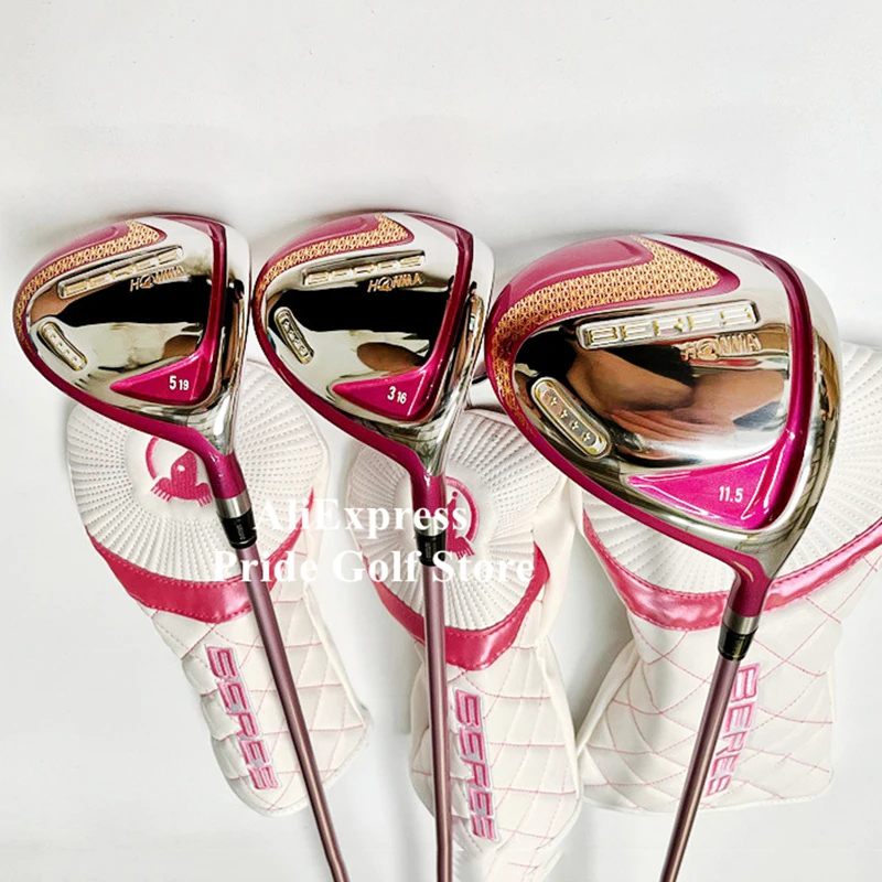 Brand new Golf Drivers Set  HONMA Beres S-07 Golf Driver Women Golf Club Driver Fairway Wood 11.5 L Flex  with headcover