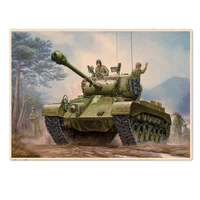 infantry tank ww ii poster wall picture vintage ger wehrmacht military artwork print painting wall decor for bedroom living room