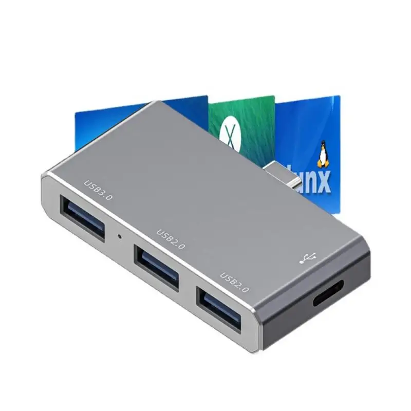 

Usb2.0/usb3.0 Splitter Adapter Mini Pd 60w Charging Type C Hub 4 Port Usb-c Hub For Pc Computer Laptop Hub Expansion Dock Hot