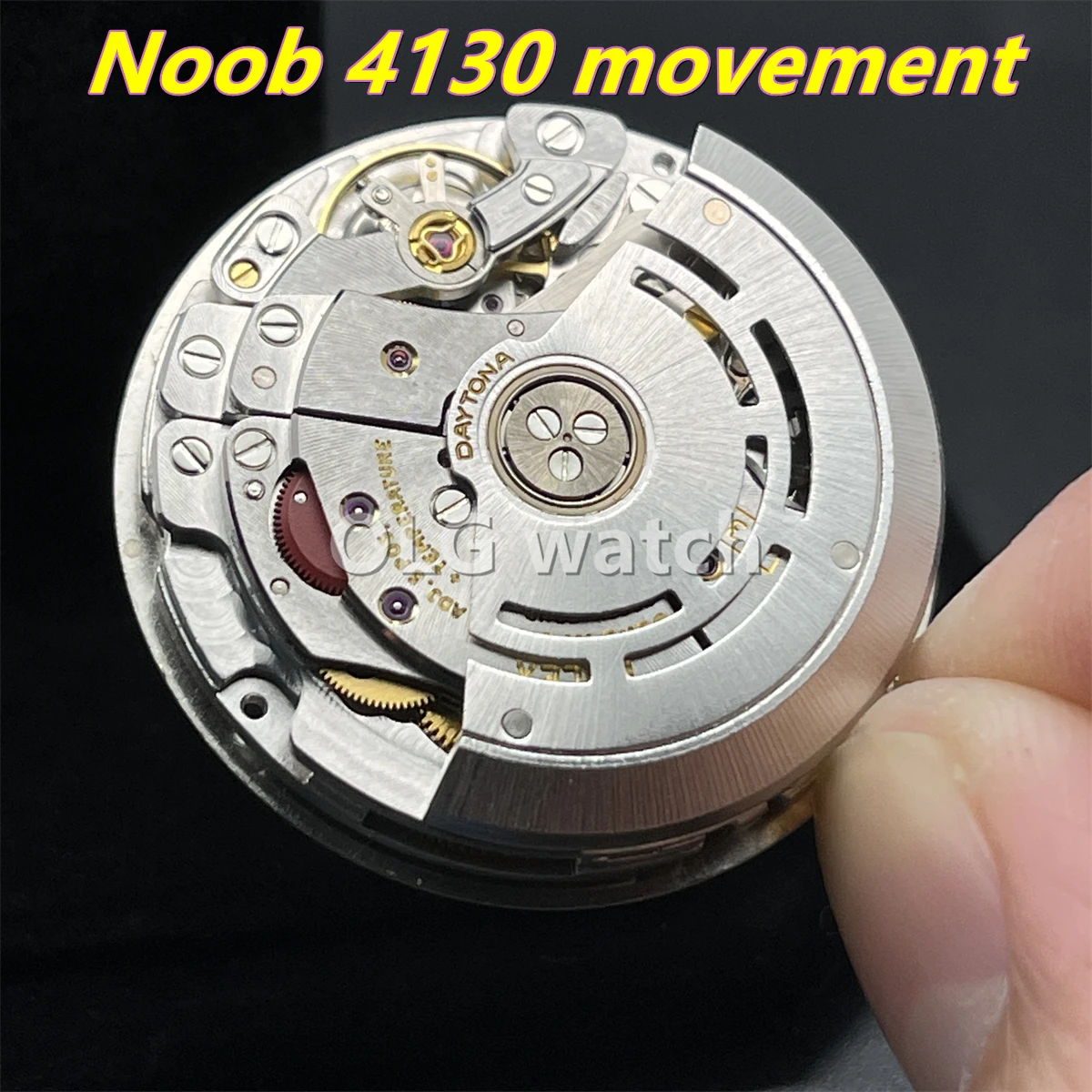 Механизм Noob Super 4130 автоматический механизм часов 3.6.9 хронограф для азиатских