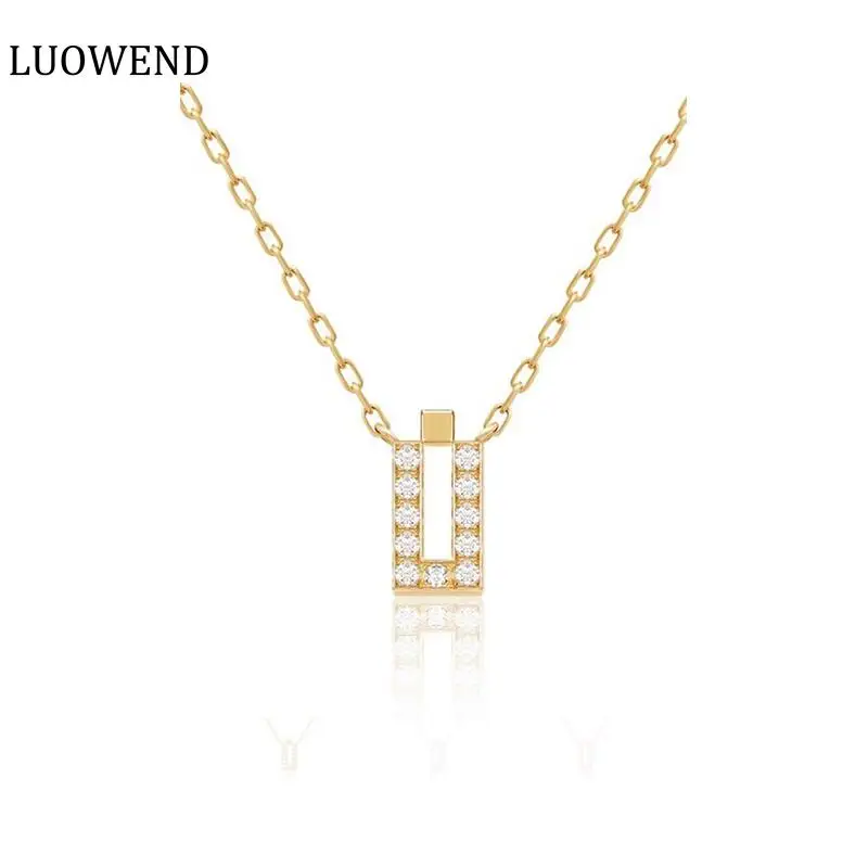 

LUOWEND Design Your Own Jewelry the Link for 0.30ct Pendants Necklaces Customization for the half price