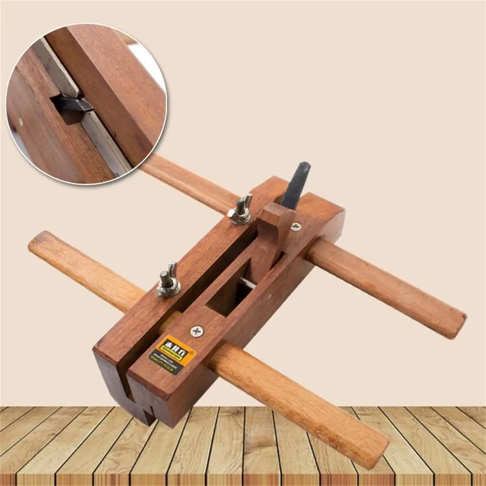 

Woodworking Planer Adjustable Wooden Grooving Hand Planer Polished Trimming Carpenter Tools for Diy Craft Dropship