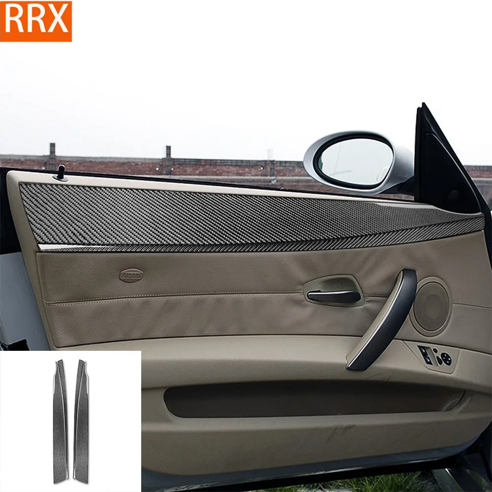 Накладки на пороги для BMW E85 Z4 2003 2004 2005 2006 2007 2008 наклейка из натурального