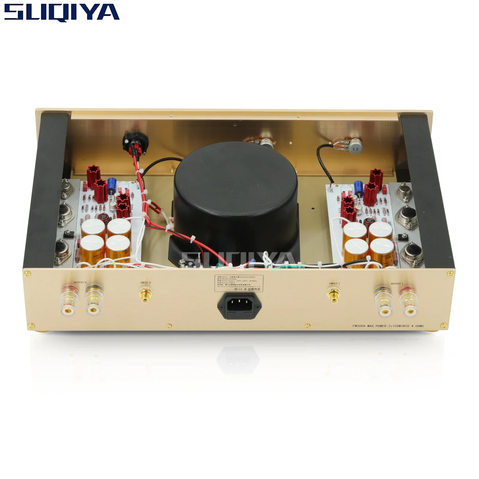 SUQIYA-Clone FM300A FM акустика hi-fi аудио 150 Вт * 2 4 Ом 80 8 усилитель мощности