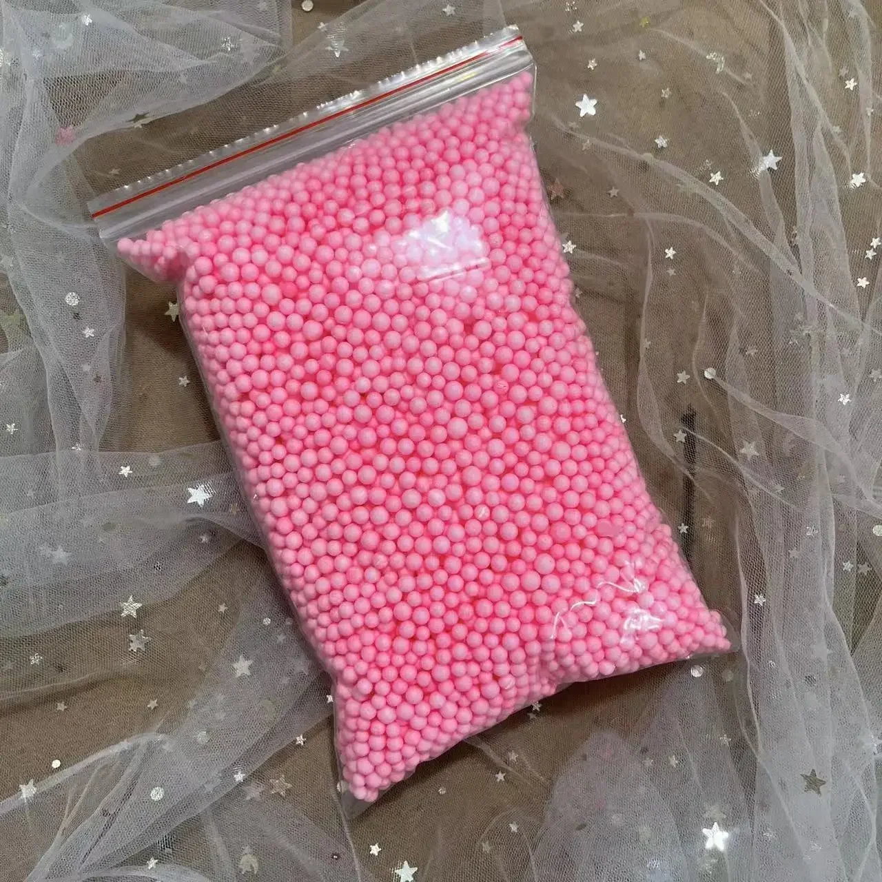 

Цветные пенопластовые шарики 4-6 мм