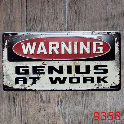 Настенный декор для кафе бара дома металлический знак винтажный Декор жестяные