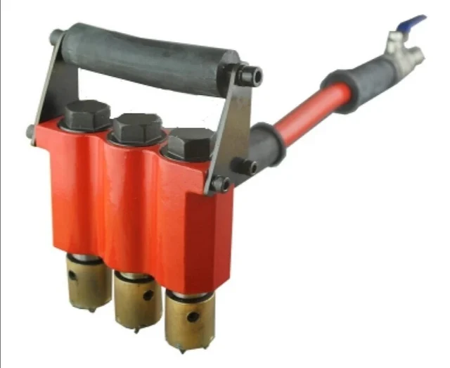 

Durable One Double Three Head Pneumatic Chisel Hand-Held Concrete Sand Machine Alloy Pavement Wall Bridge Hammer