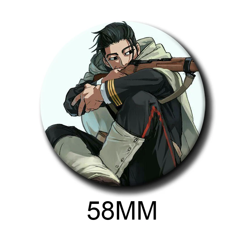 Значок «Аниме G-Golden K-Kamuy» с мультяшным персонажем, эмалевые броши, значки для рюкзаков, одежды, головных уборов, украшения, подарок для детей и друзей (art.: 3920db490efc7) - 3920db490efc7
