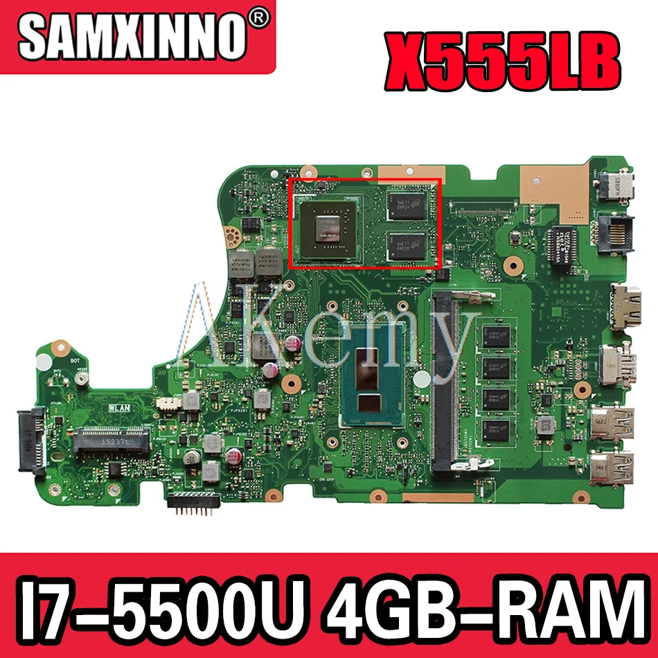 

Материнская плата Akemy EDP X555LB для Asus X555LB X555LJ X555LF X555LD X555L