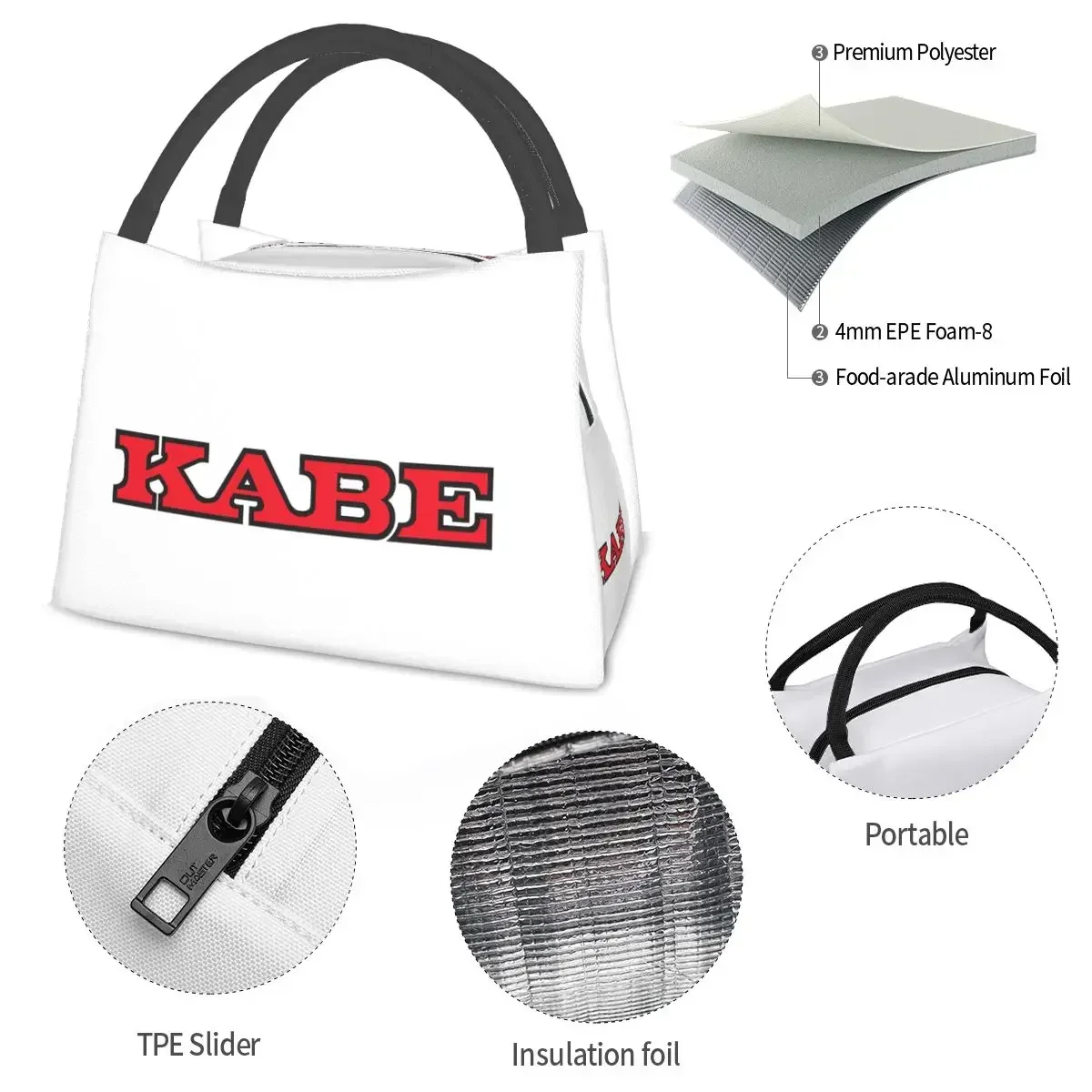 Контейнеры для обедов Kabe с изоляцией герметичная Сумка-тоут еды и пикника