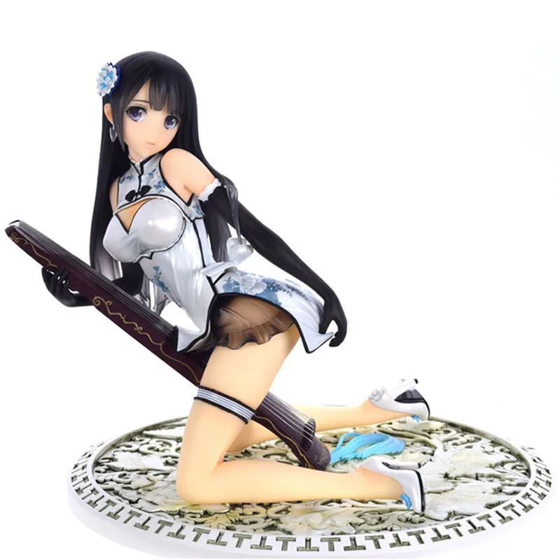 

Anime Art Sexy Girl Ping Yi Cheongsam PVC Action Figures Adult Collection Model Doll Toys Gift