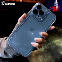 luxury hd clear phone case funda for iphone 11 12 13 pro max xr x xs for iphone 13 12 mini 6 7 8 plus se 2020 shell color cover