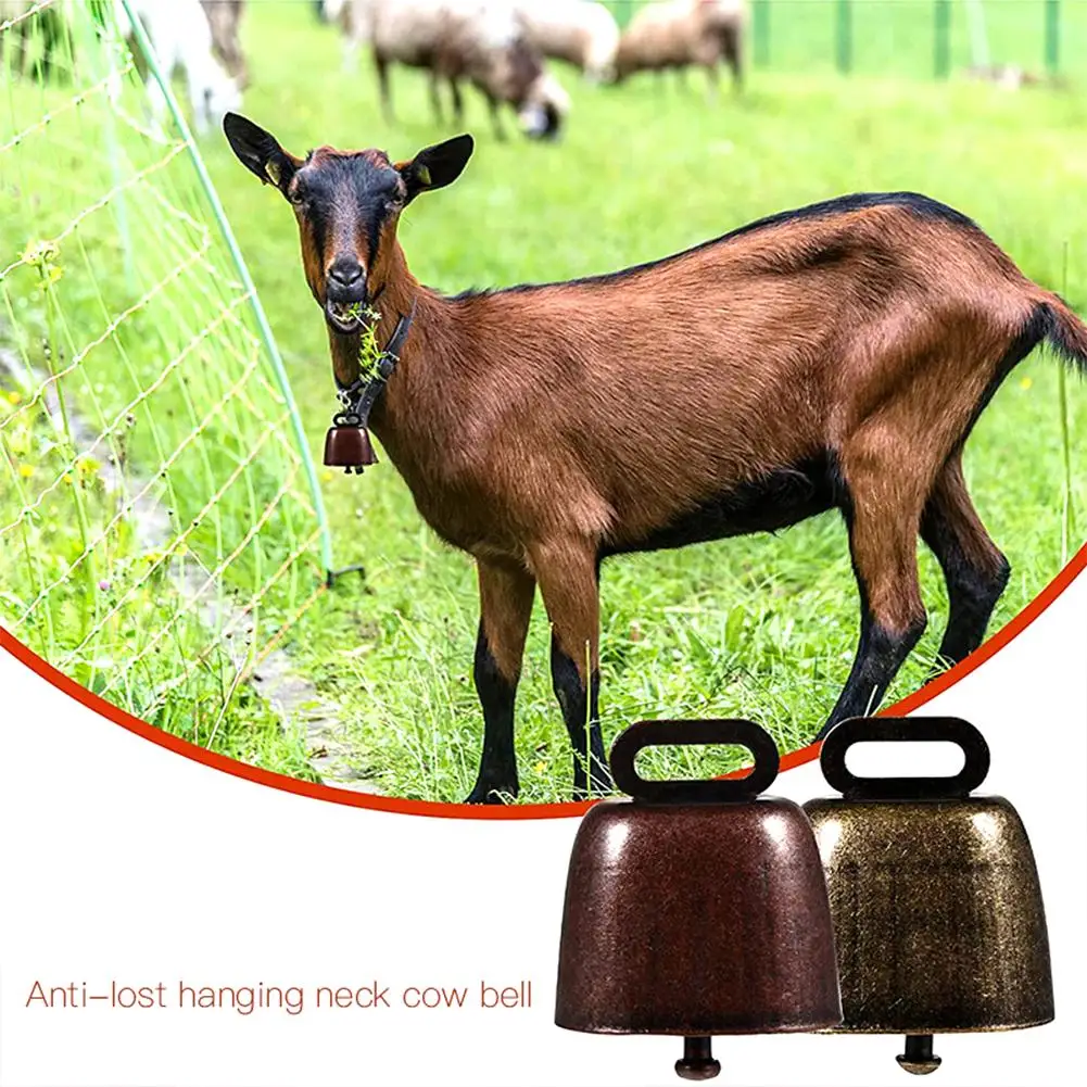 

[ READY STOCK ] Pet Iron Bells Ornaments Dog Cow Horse Sheep Herding Bells For Long Distance Noisy Farm