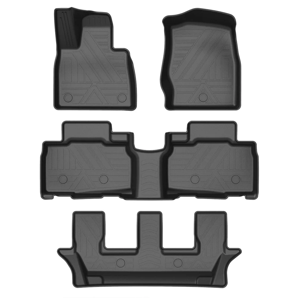 

Hot Selling Waterproof 3D TPE Car Floor Mat Use For Ford Explorer 7seats 2020 HJ