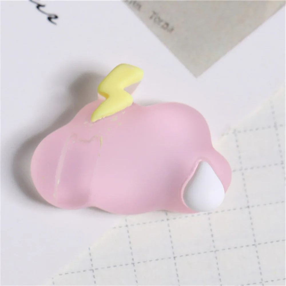 WFFNNKC 20 шт. Кавайные звезды, солнце, луна, радуга, облака, смола дополнительные серьги украшения для изготовления ювелирных изделий DIY ремесла телефонный чехол головной убор декор на.