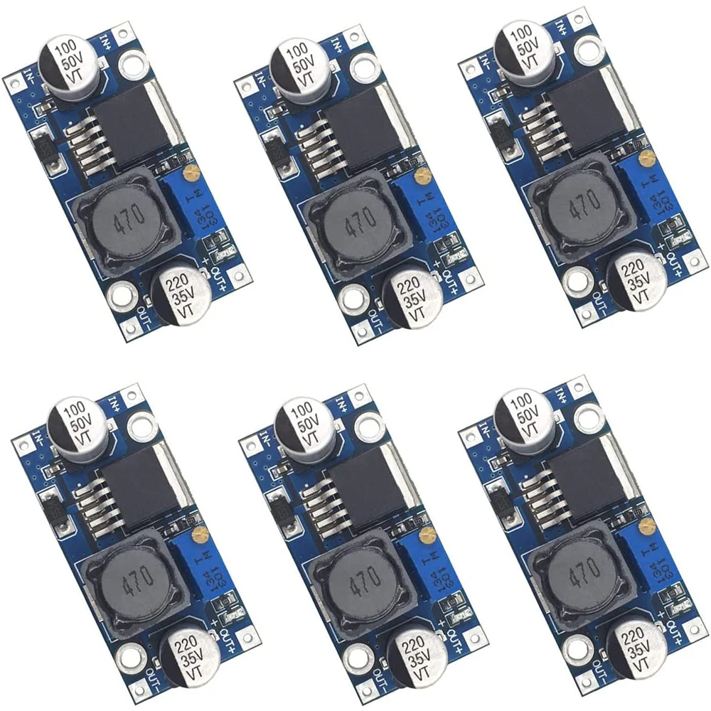 

6/10PCS LM2596 DC to DC High Efficiency Voltage Regulator 3.2-35V to 1.25-30V Buck Converter DIY Power Supply Step-Down Module