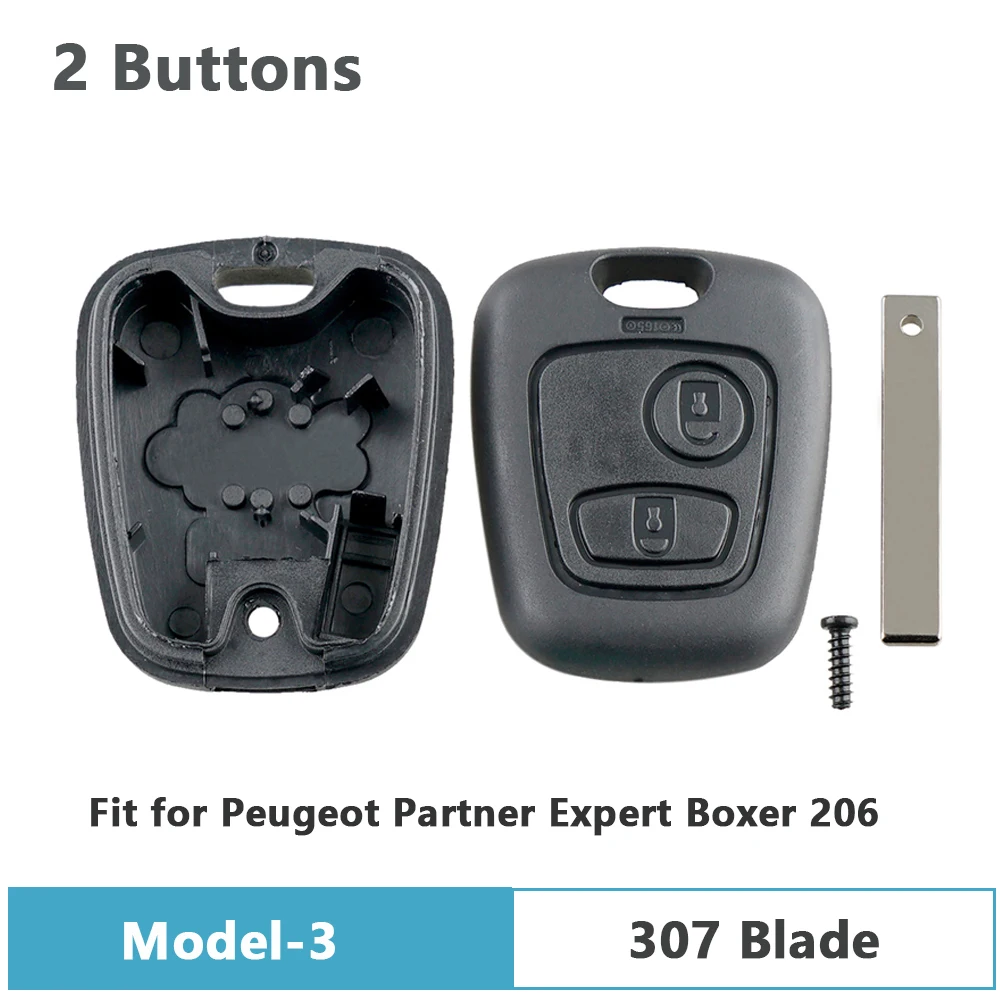 Флейта с 2 кнопками и лезвием 206/307 для Citroen C1 / C2 C3 C4 XSARA Picasso Peugeot 307 107 207 407