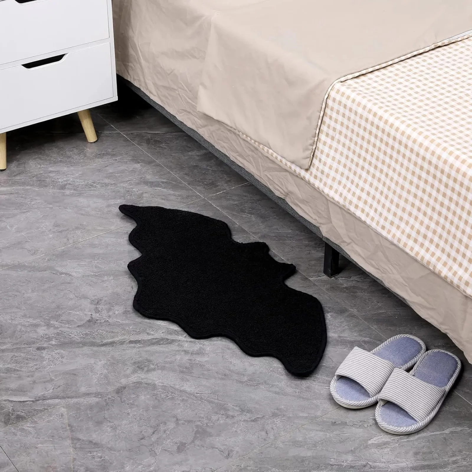 Асимметричный Коврик С Паутиной На Хэллоуин Нескользящий Напольный Для Ванной