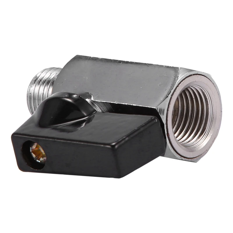 6X хромированная латунь 1/4 дюйма Bsp шаровой клапан резьба кран штекер-гнездо шланг