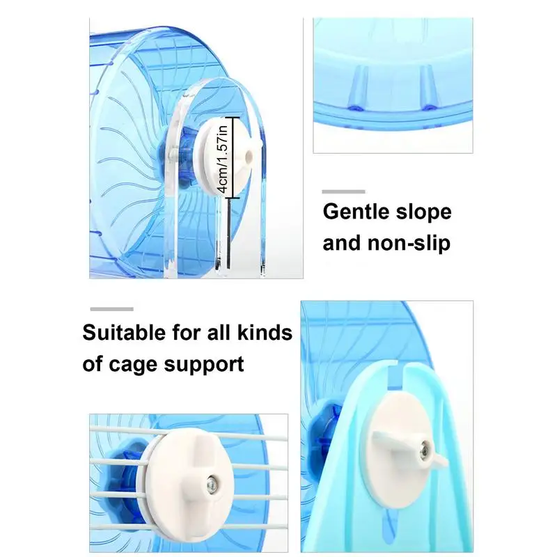 Тихий хомяк колесо для упражнений животных аксессуары тихий Спиннер колеса