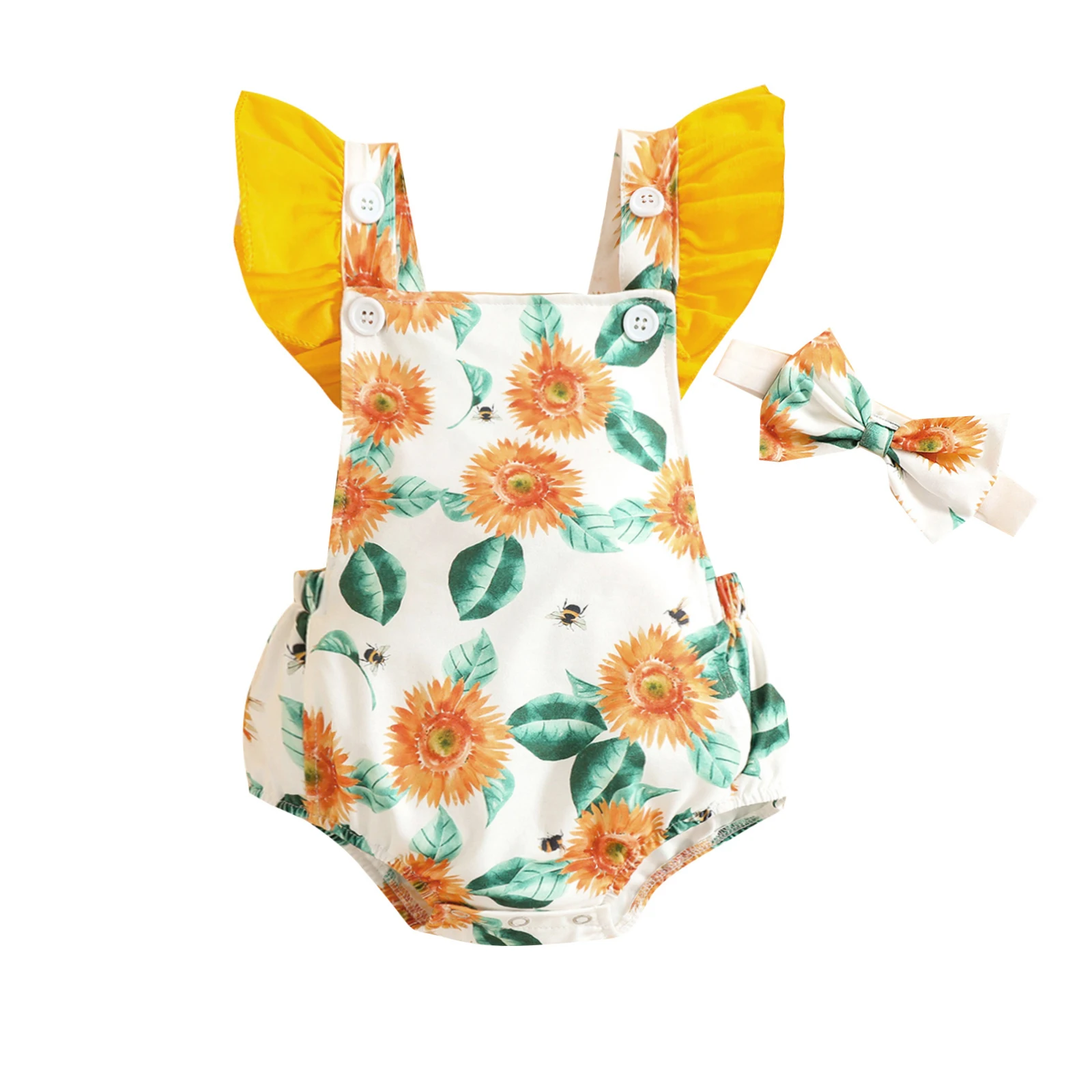 

Боди летнее с квадратным вырезом и цветочным принтом