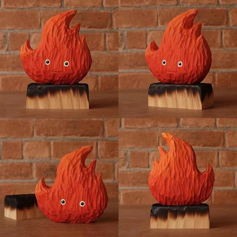 

Новые креативные деревянные поделки Volcano Fire Baby Home Office столы, литературные украшения