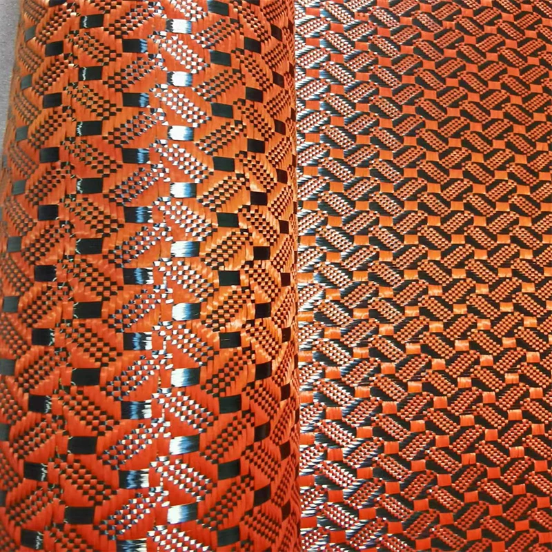 Кафу кевларовый оранжевый жаккардовый узор модификация автозапчастей DIY Декор