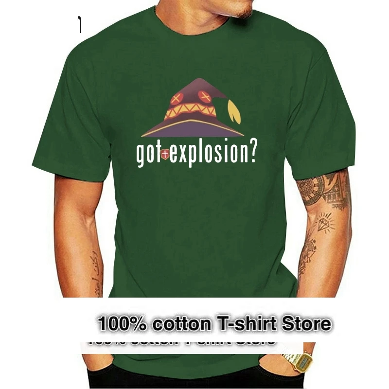 

Men Short sleeve tshirt Got Explosion Konosuba T Shirt Women t-shirt